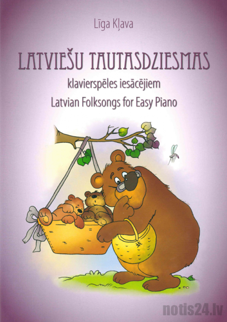 Latviešu tautasdziesmas klavierspēles iesācējiem