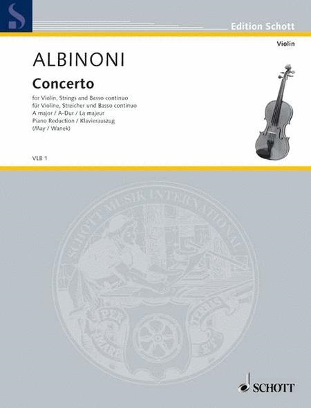Concerto for Violin, Strings and Basso continuo A-dur Piano Reduction
