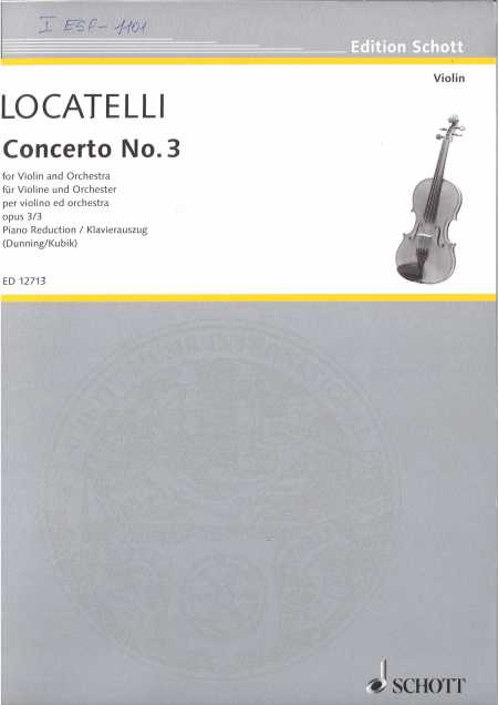 Concerto № 3 for Violin and Orchestra