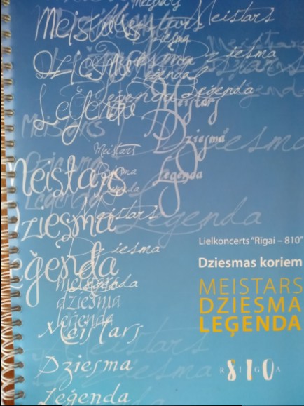 Meistars Dziesma Leģenda Lielkoncerts " Rīgai- 810 " 