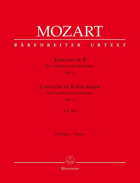 Konzert in B dur fūr Violine und Orchester 