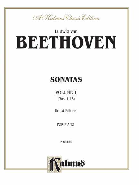 Sonatas Volume I ( Nos. 1.- 15) Urtext Edition for Piano