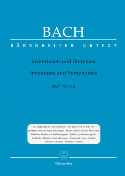 Inventionen und Sinfonien BWV 772- 801