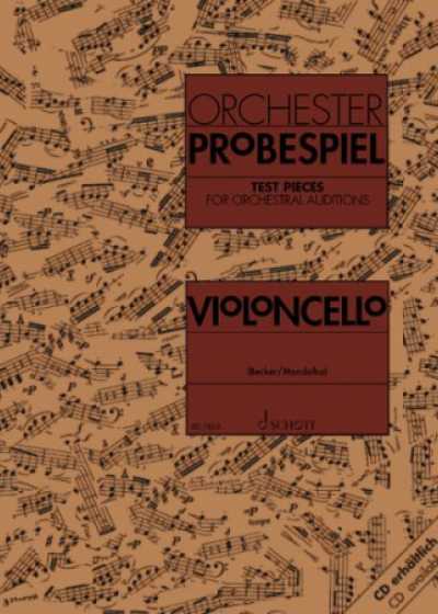 Orchester Probespiel. Violoncello